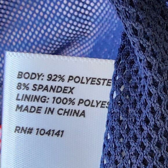 Lady Hagan Full Zip Athletic Jacket | Med | Retro Geo Cherry Red NWT - Picture 10 of 10